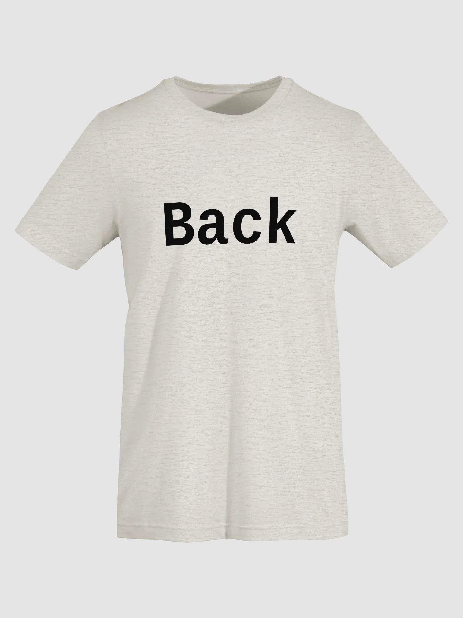 Front Back Simple Tee - Incorrect - Light Color product image (50)