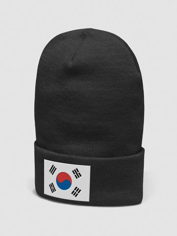 South Korea Flag Beanie Hat product image (6)