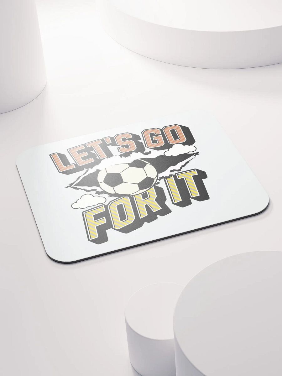 Lets Go For It Soccer Burst Mouse Pad product image (4)