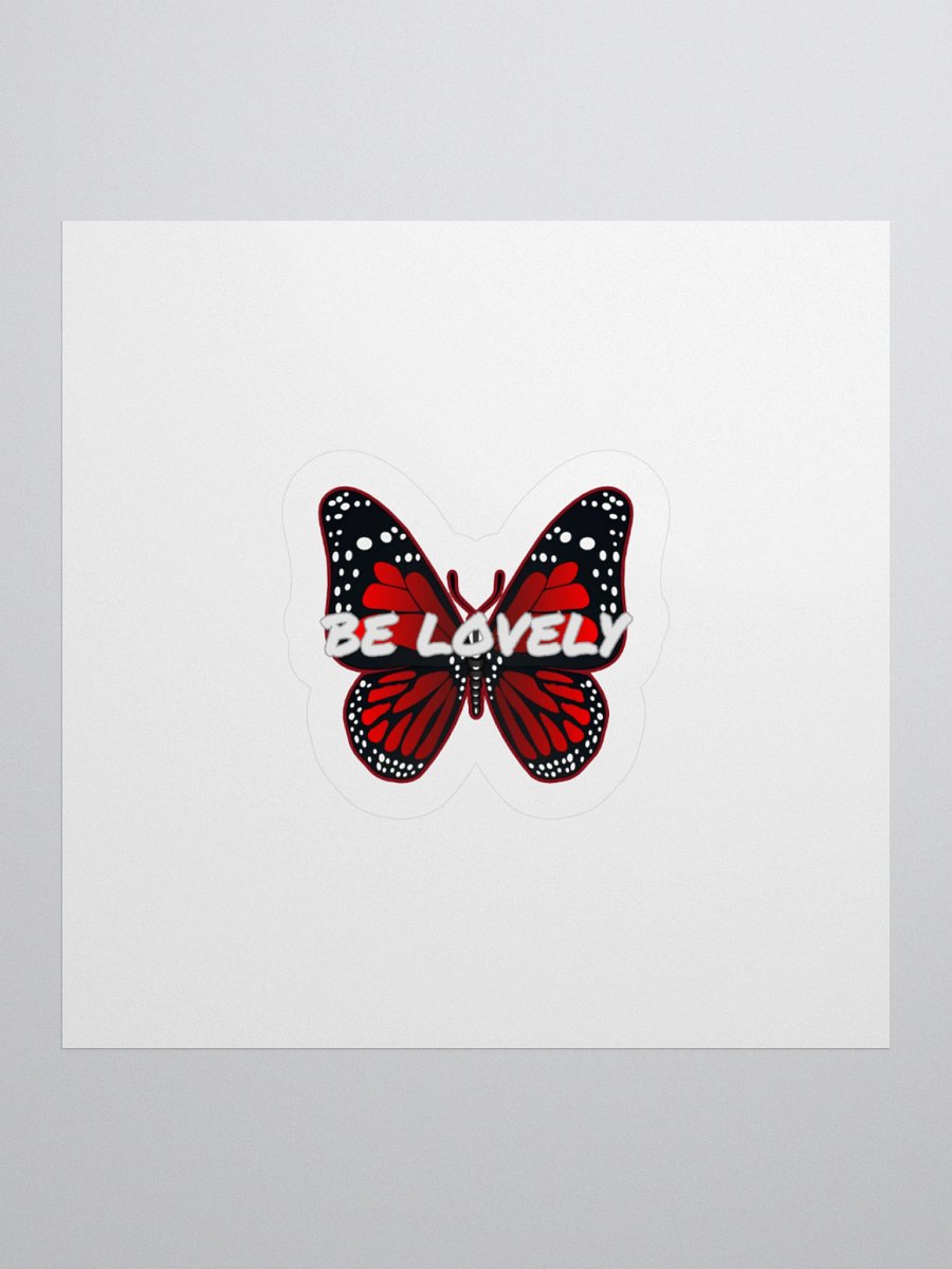 Be Lovely Butterfly Kiss Cut Stickers product image (3)