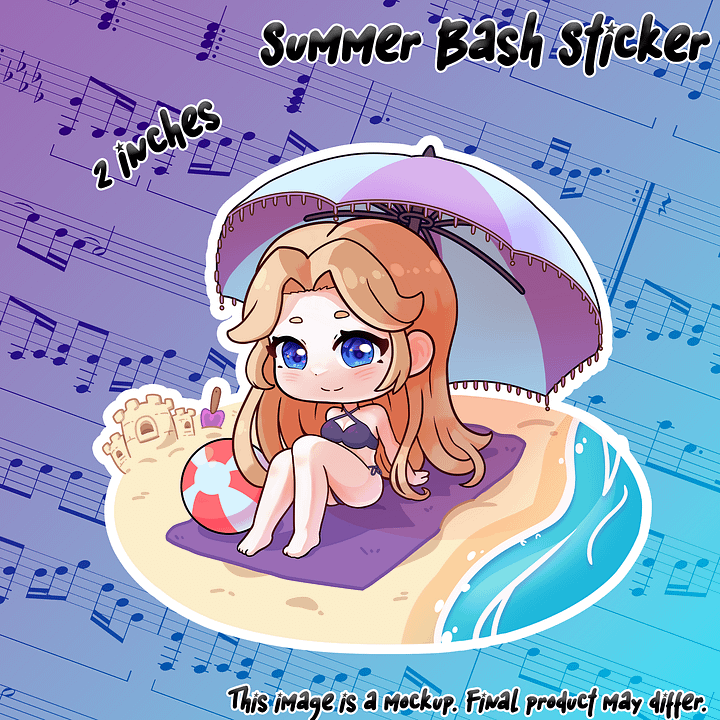 Summer Bash Sticker product image (1)