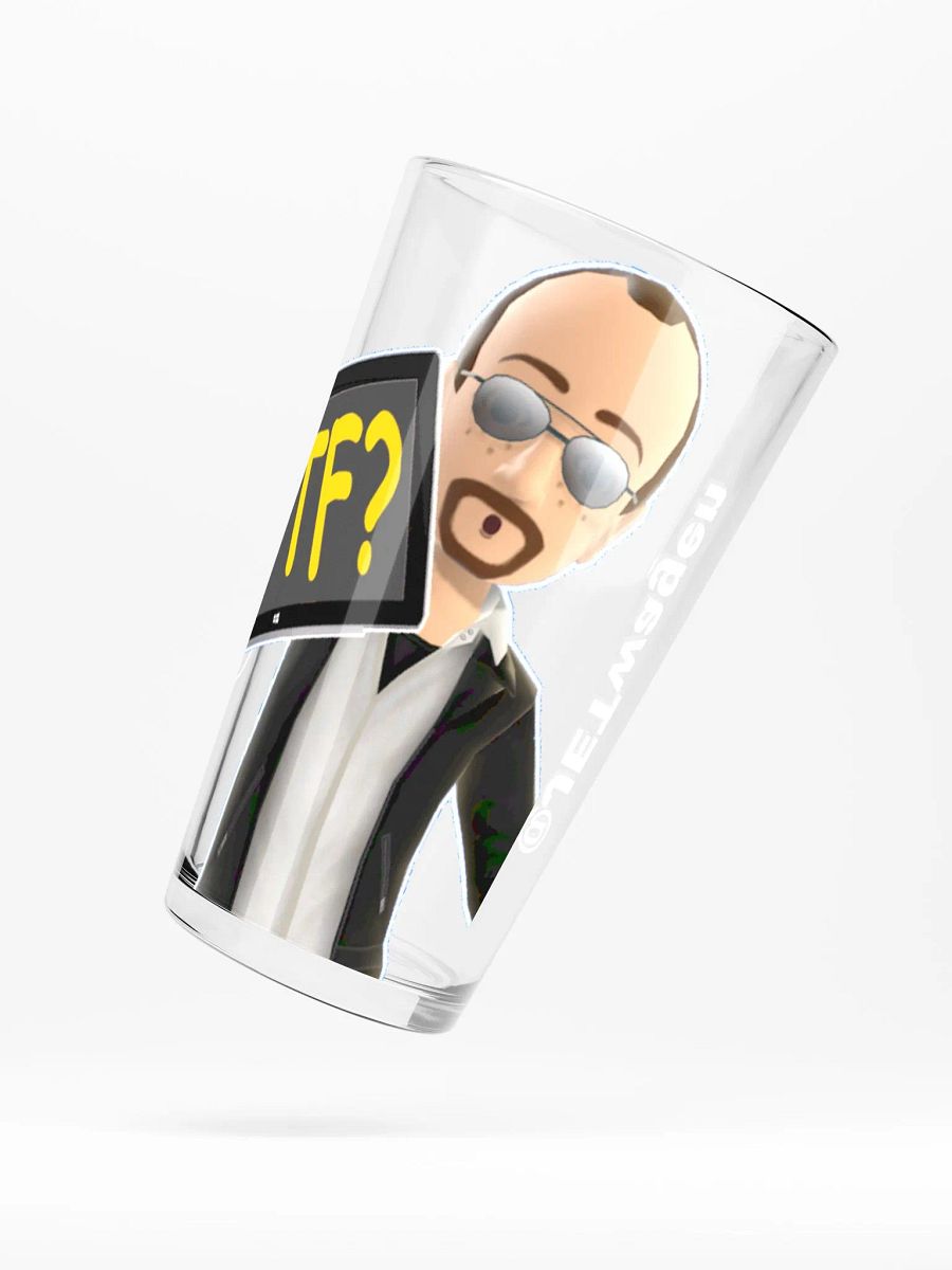 WTF Emote - Pint Glass product image (5)