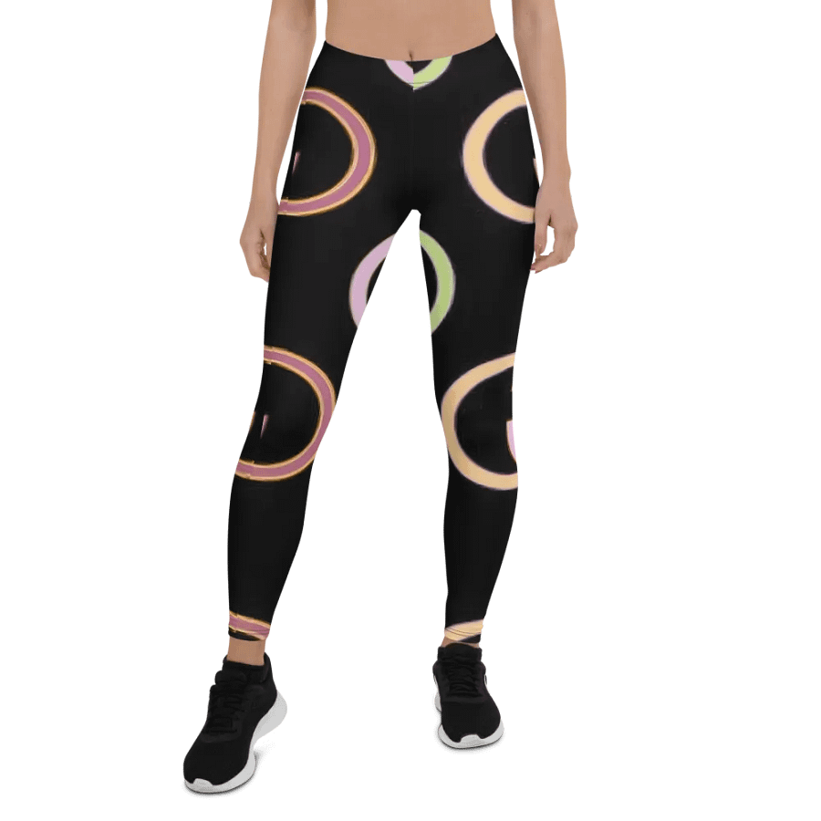 Neon Double-Letter Logo Leggings product image (1)
