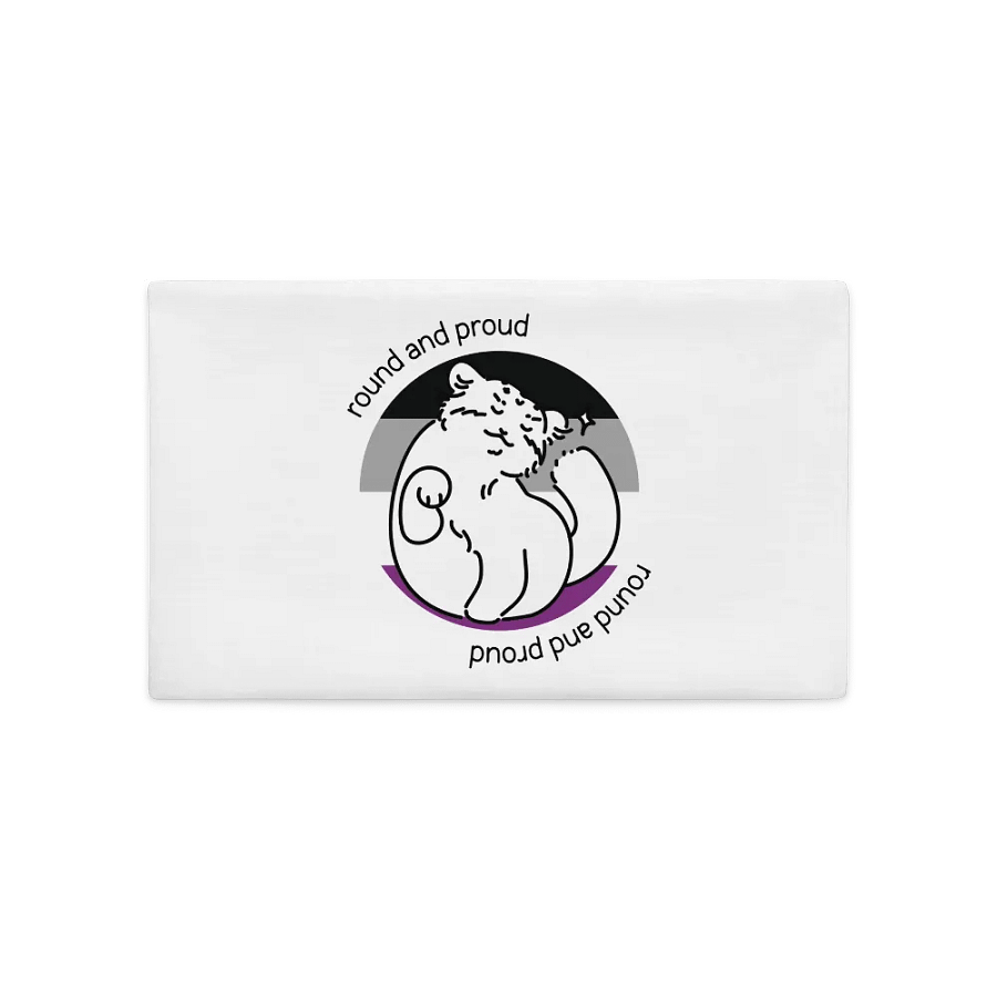 Round and Proud Manul Asexual Version - Pillow Case product image (2)