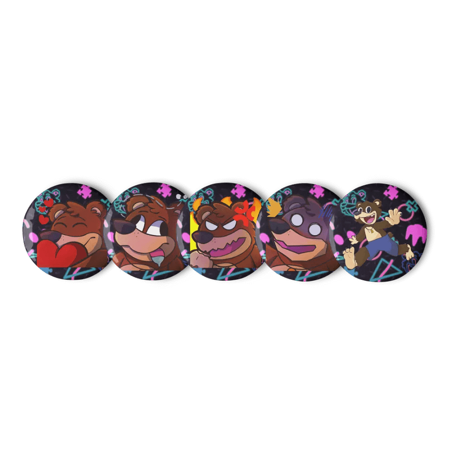 Bundy Bear Buttons product image (3)
