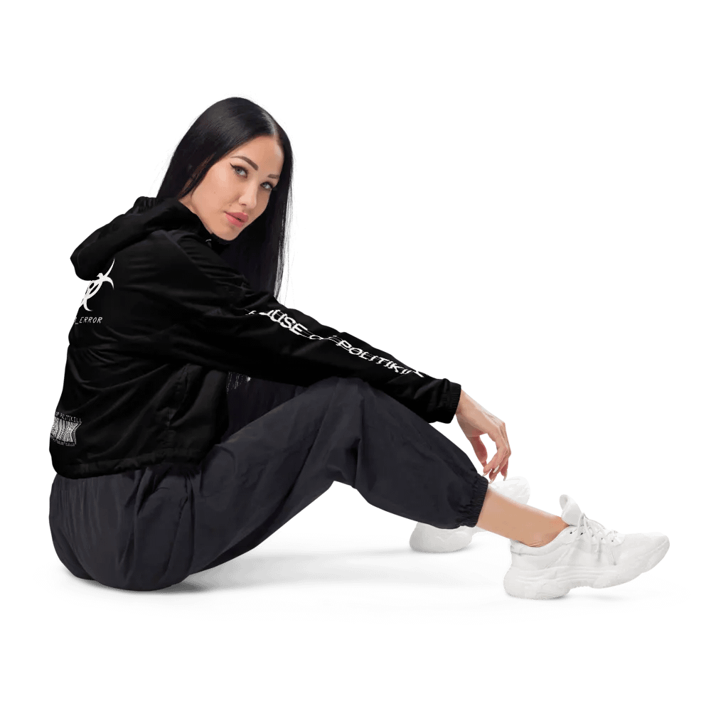 CYBERPUNK SYSTEM ERROR//TECHWEAR//CROPPED WINDBREAKER product image (4)