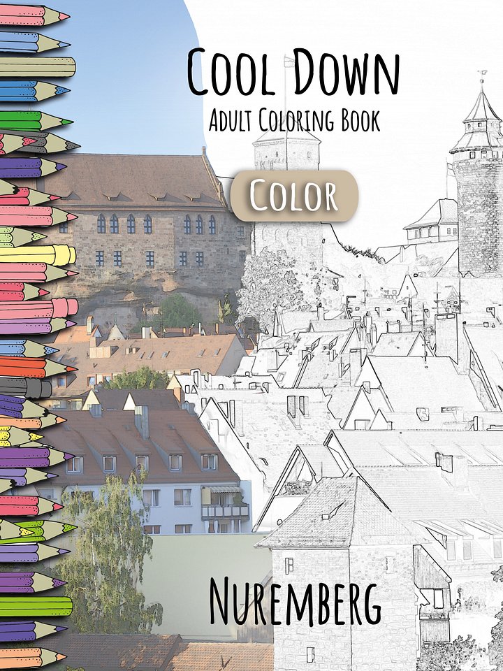 Cool Down [Color] | Adult Coloring Book: Nuremberg product image (1)