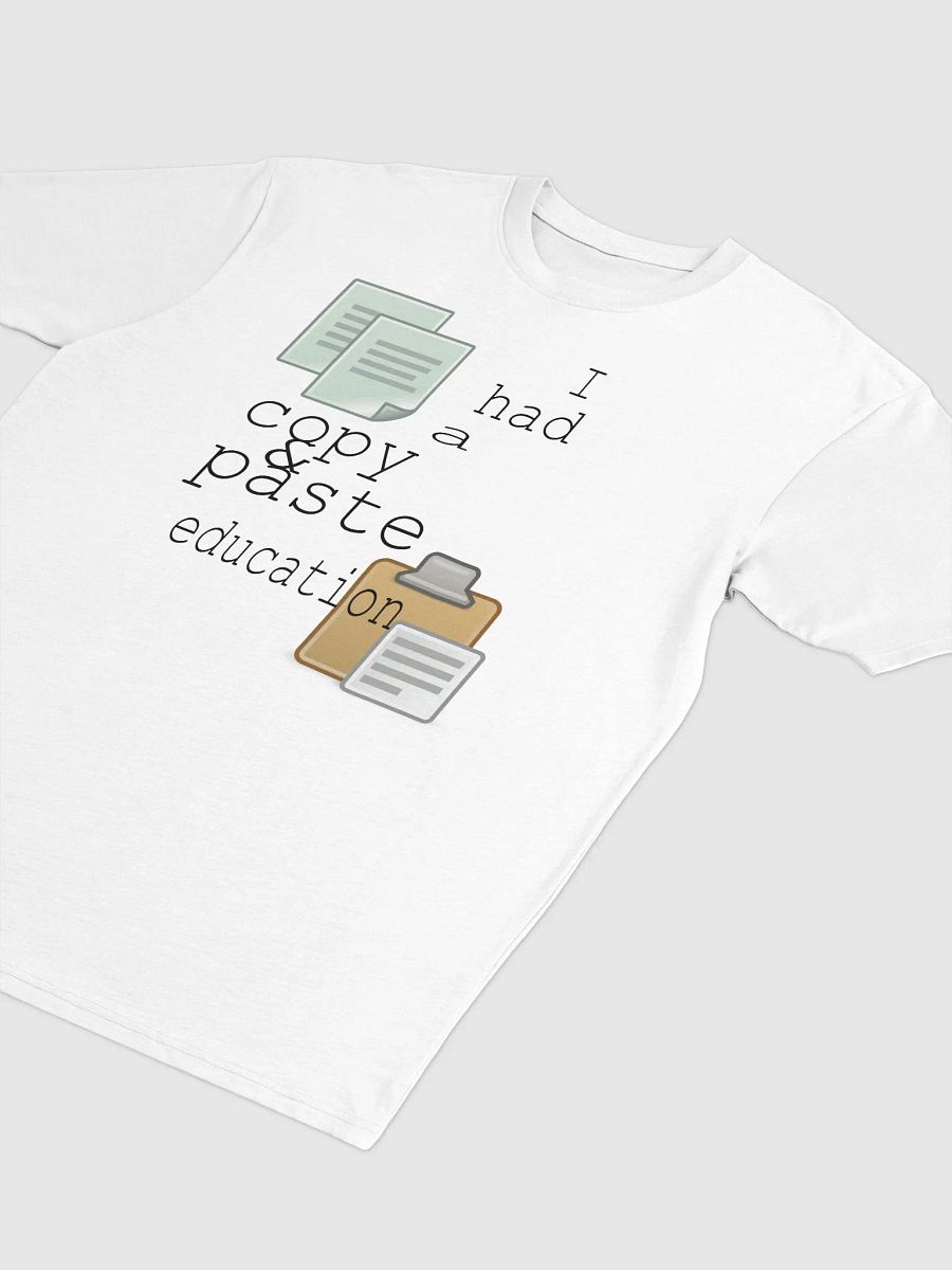 I Had A Copy & Paste Education - Colour - Cotton Heritage Men's Premium Heavyweight Tee product image (3)