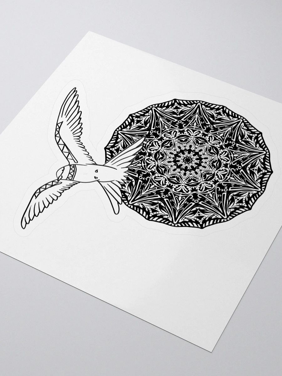 Ornate Monochrome Medallion Stickers product image (3)