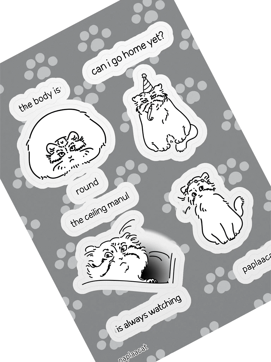 Manul Sticker Set 2 product image (1)