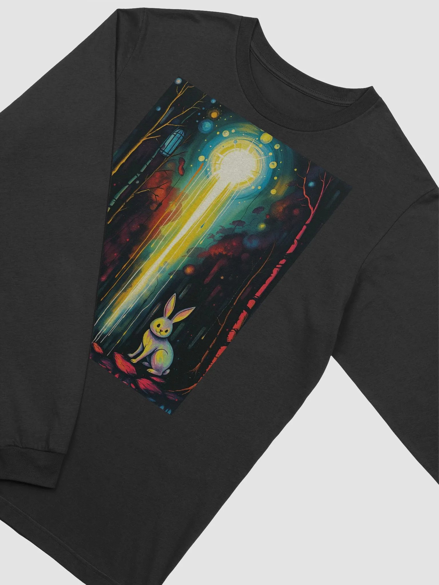 Ethereal Rabbit Forest Long Sleeve Tee product image (3)