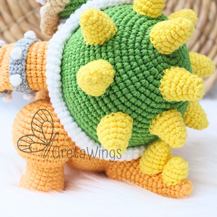 Patrón de amigurumis de Bowser (descarga digital) product image (2)