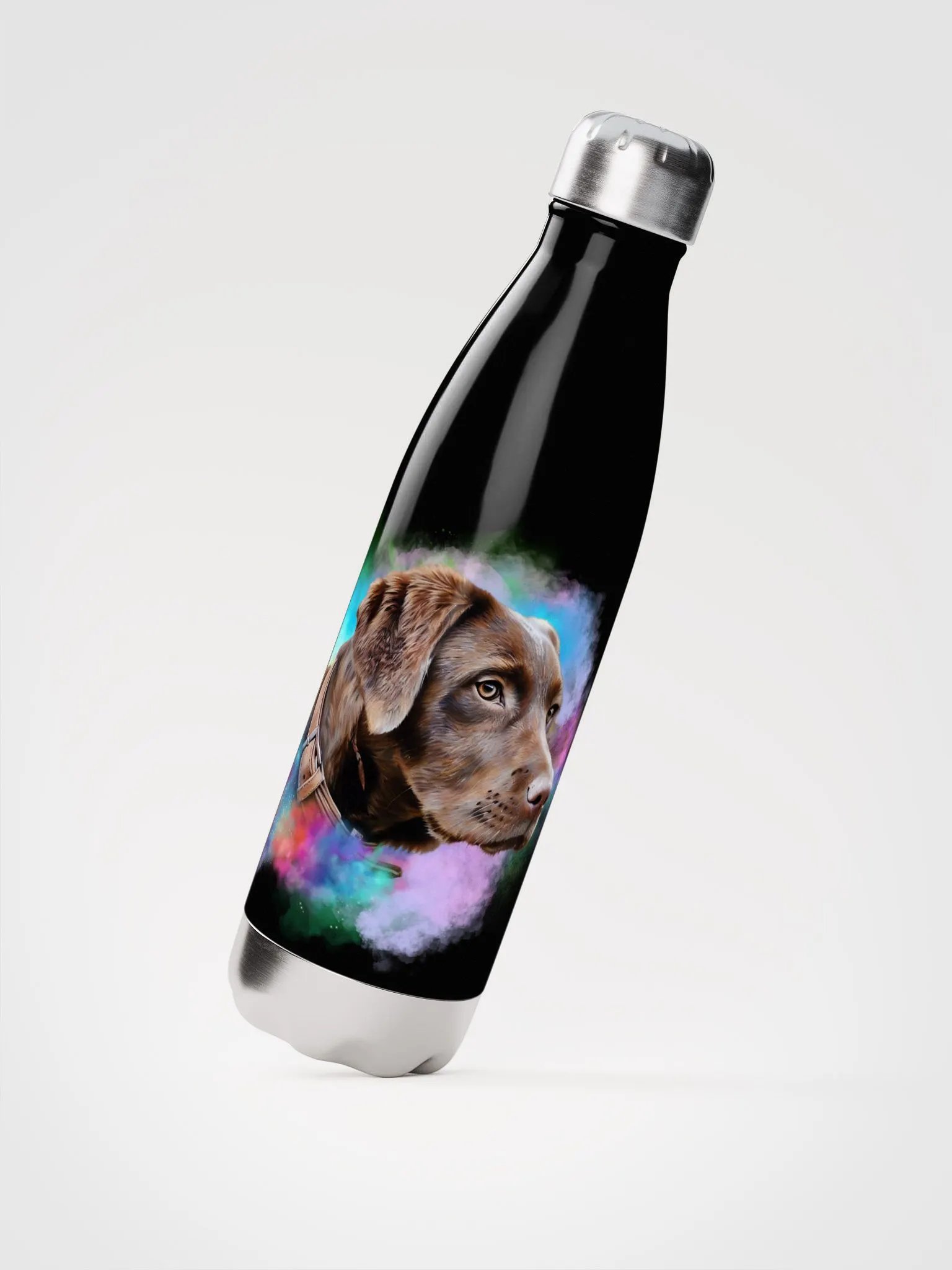 YOUR LABRADOR! / STAINLESS STEEL WATER BOTTLE WITH PERSONALIZED NAME product image (1)