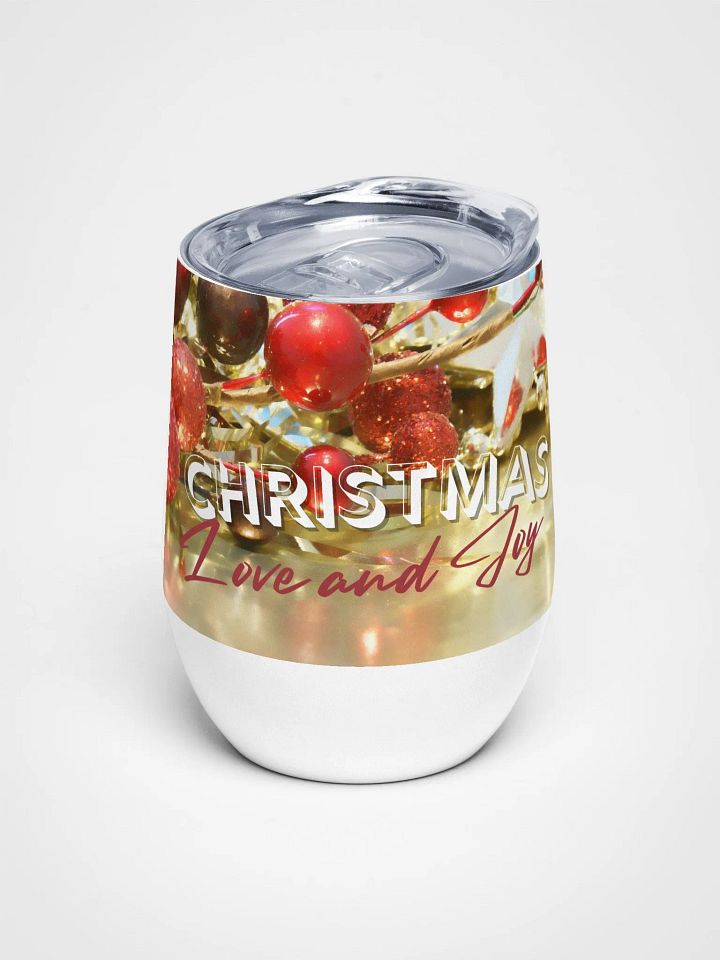 Joyful christmas Wine Tumbler moms dads friends colleagues product image (1)