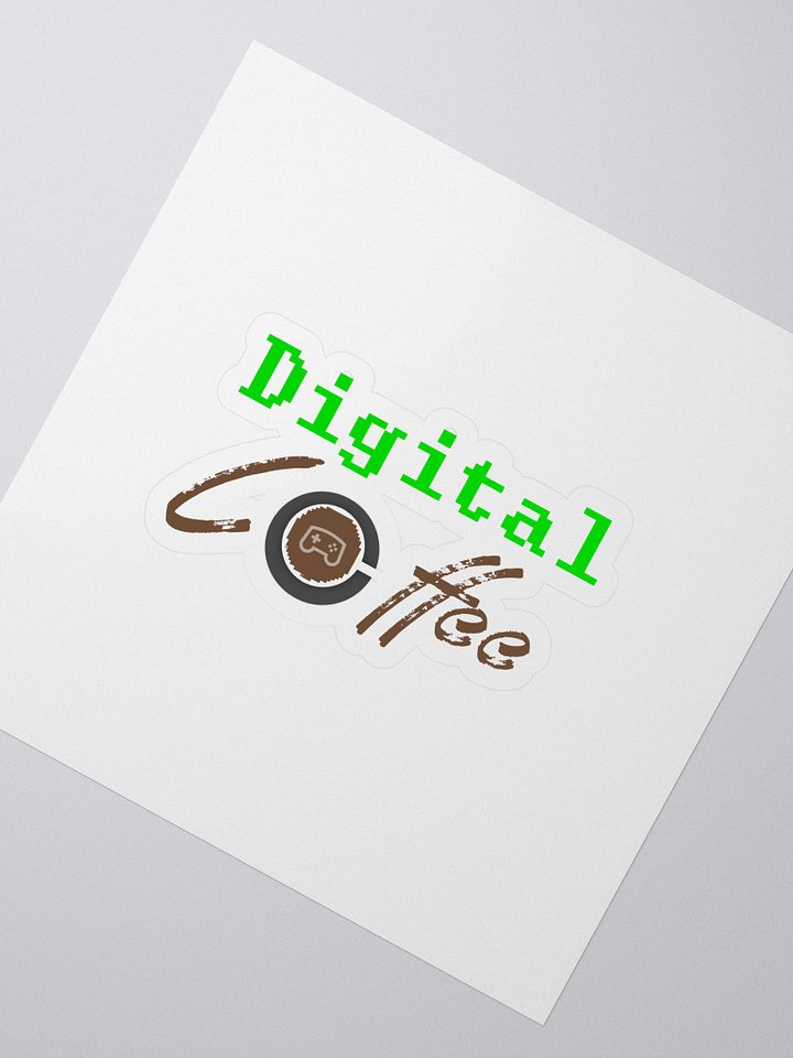 Digital Coffee Gaming Sticker product image (2)