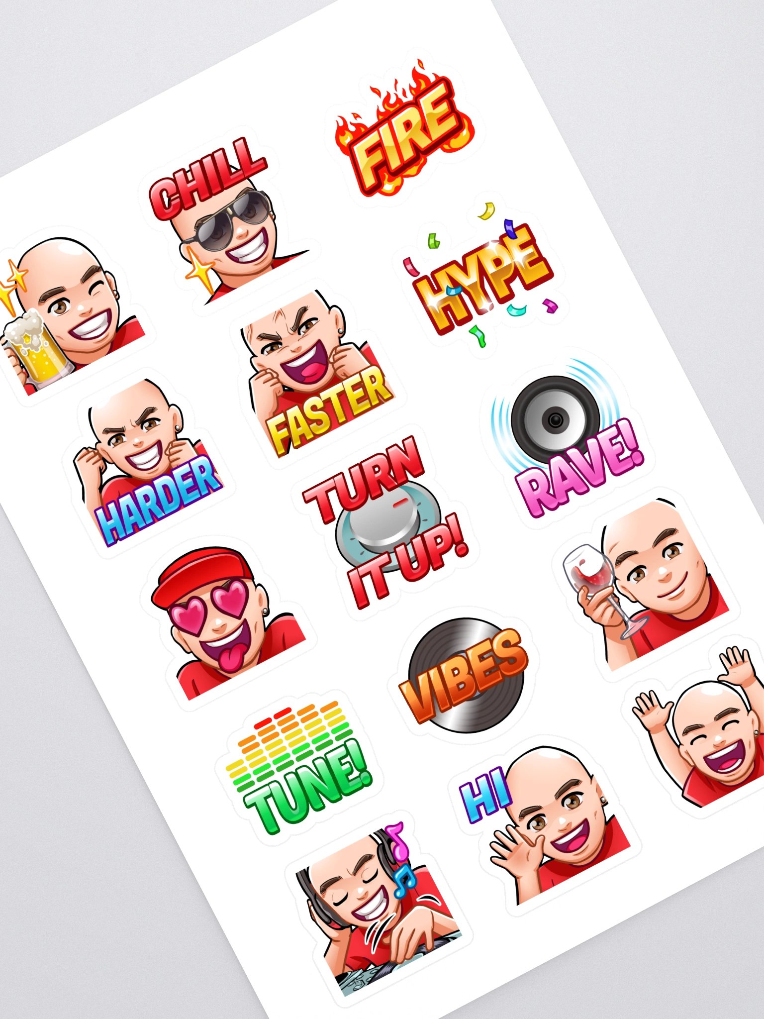 The Brisk Selection Emote Sticker Pack product image (1)