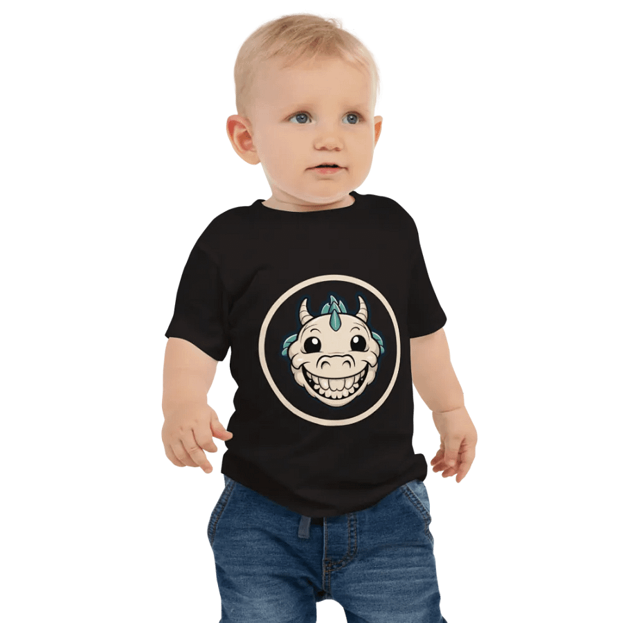 Smiley Dragon Baby Tee product image (1)