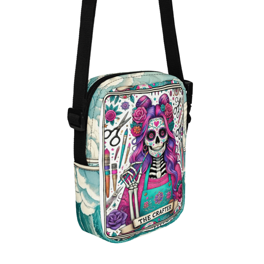 Day of the Dead The Crafter All-Over Print Crossbody Bag product image (5)