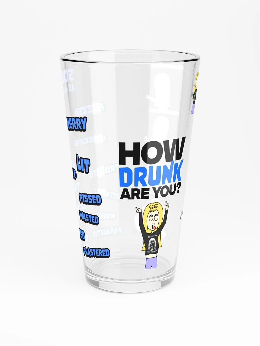 Drinking Vocabulary Pint Glass - Blue product image (3)