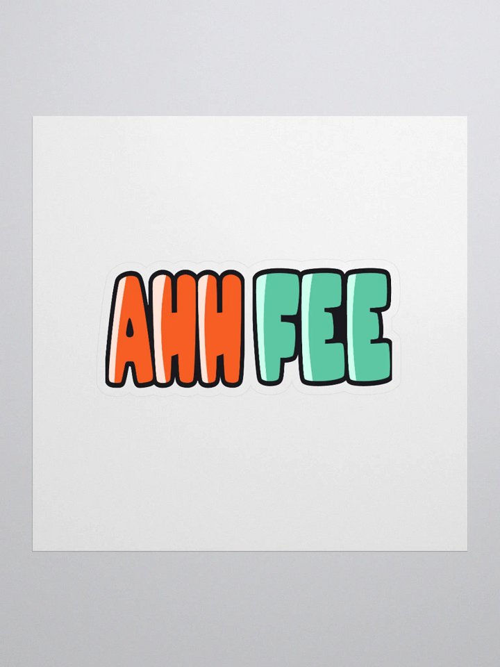 Ahh Fee Sticker product image (2)