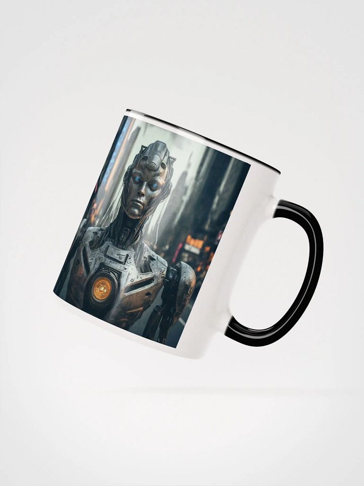 Neon Robot City Mug product image (10)