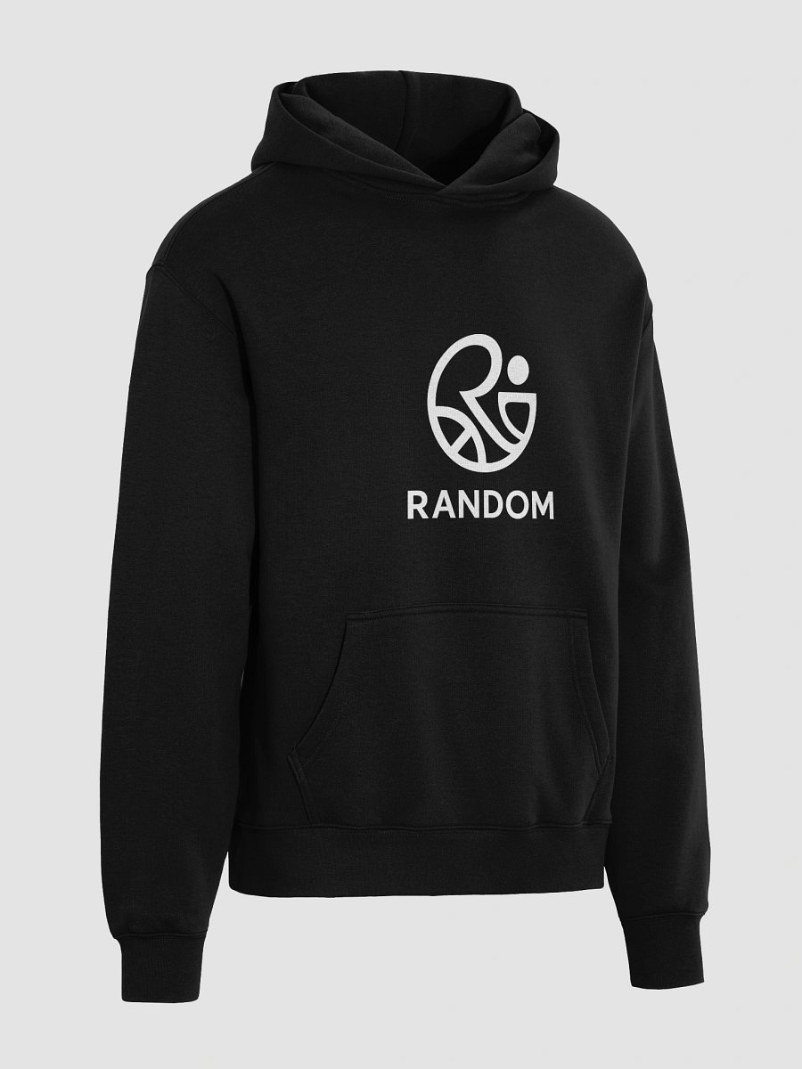 "RANDOM Core Hoodie – Midnight Black product image (4)