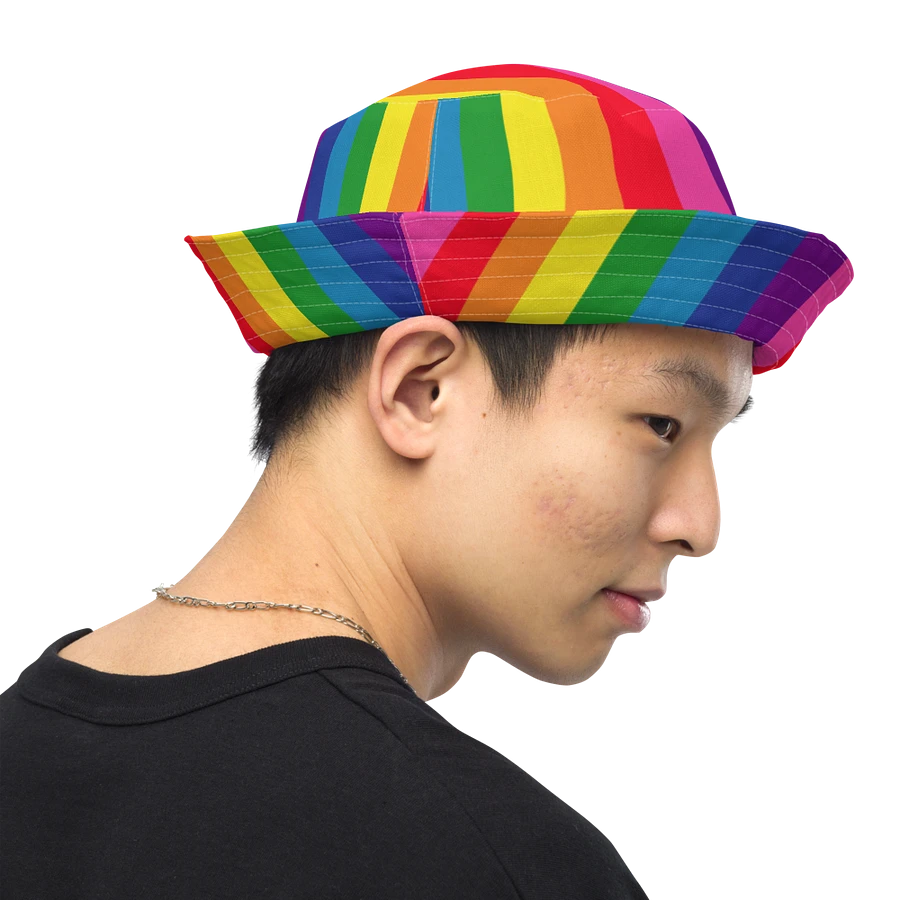 1978 Rainbow Pride Flag = 8-Color - All-Over Print Bucket Hat product image (3)