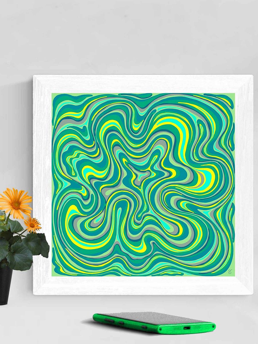 Psychedelic Canvas - Swirling Abstract Art - Stone No. 7 product image (109)
