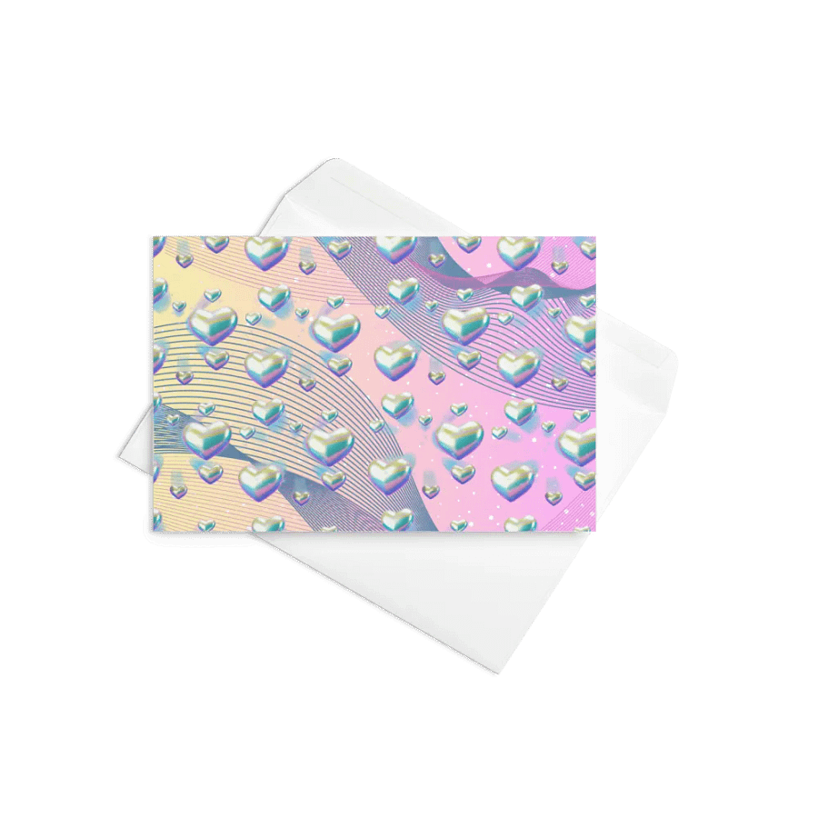 Shimmering Heartbeats Greeting Card product image (11)