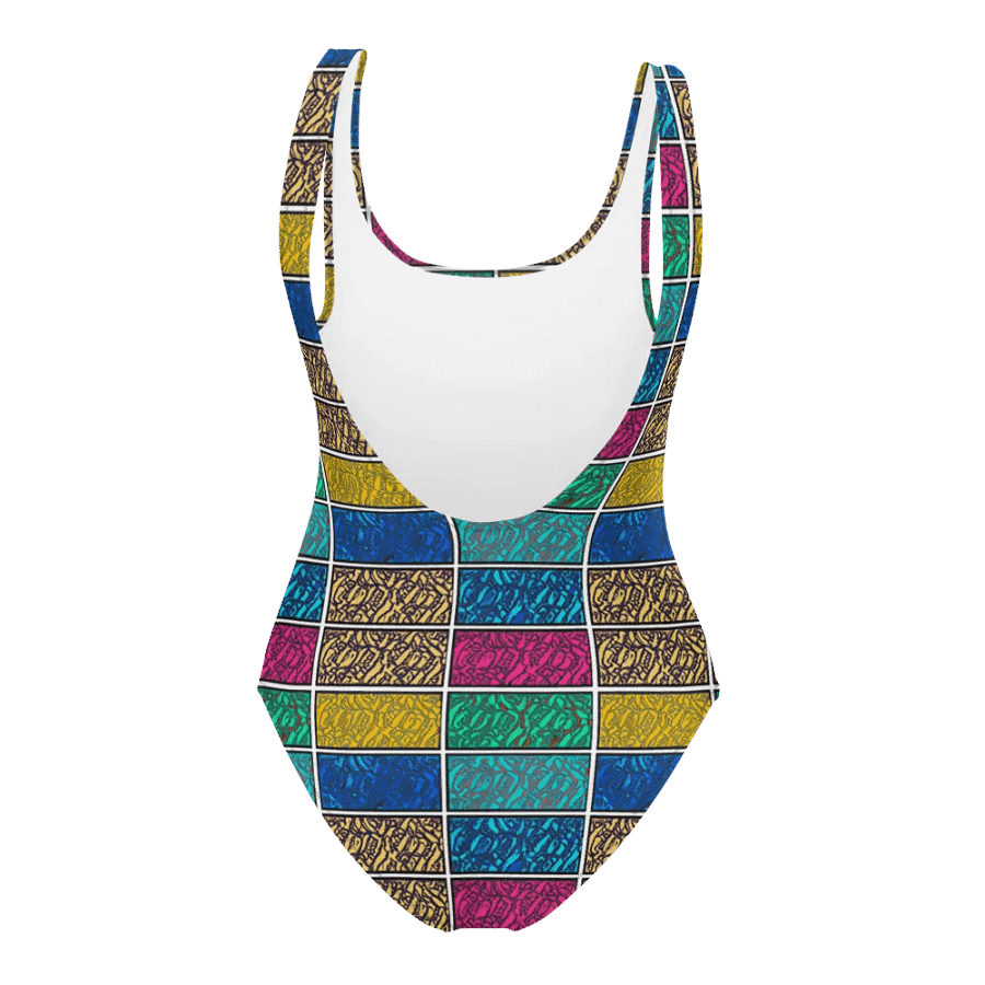 Bloom with Confidence: Floral Block One-Piece Swimsuit product image (11)