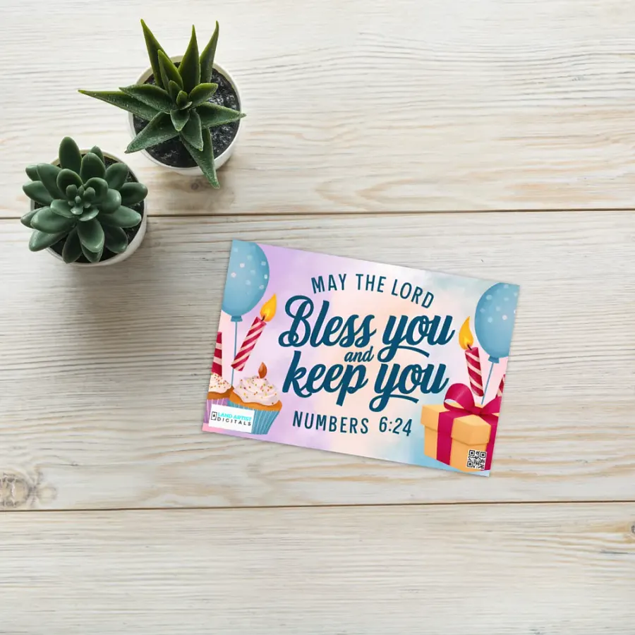 Happy & Blessed Birthday Card product image (7)