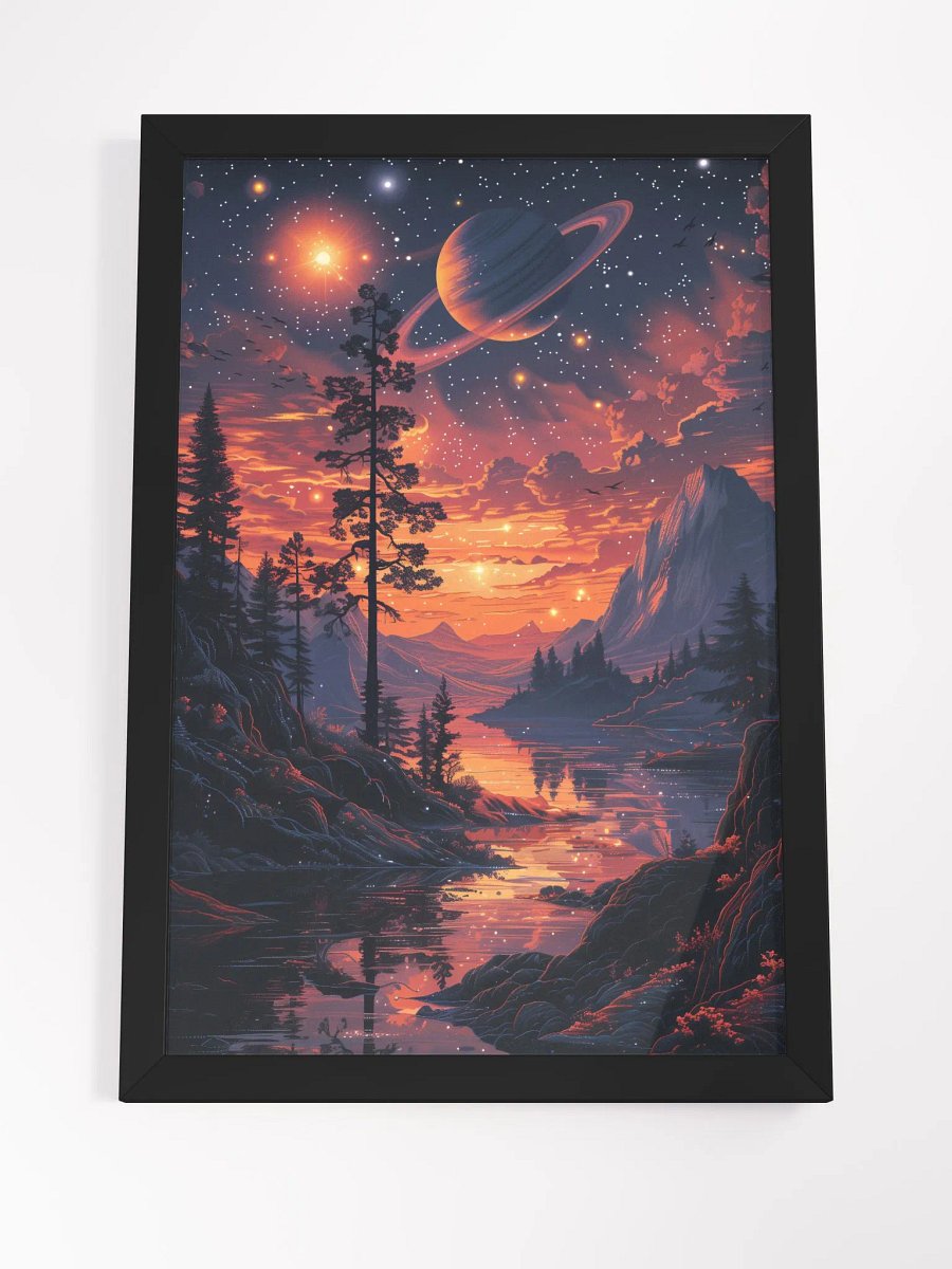 Under a canopy of stars - Sophisticated Framed Artwork to Enhance Any Room’s Ambiance product image (4)