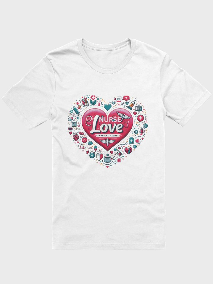Nurse Love Heart Medical T-Shirt product image (8)