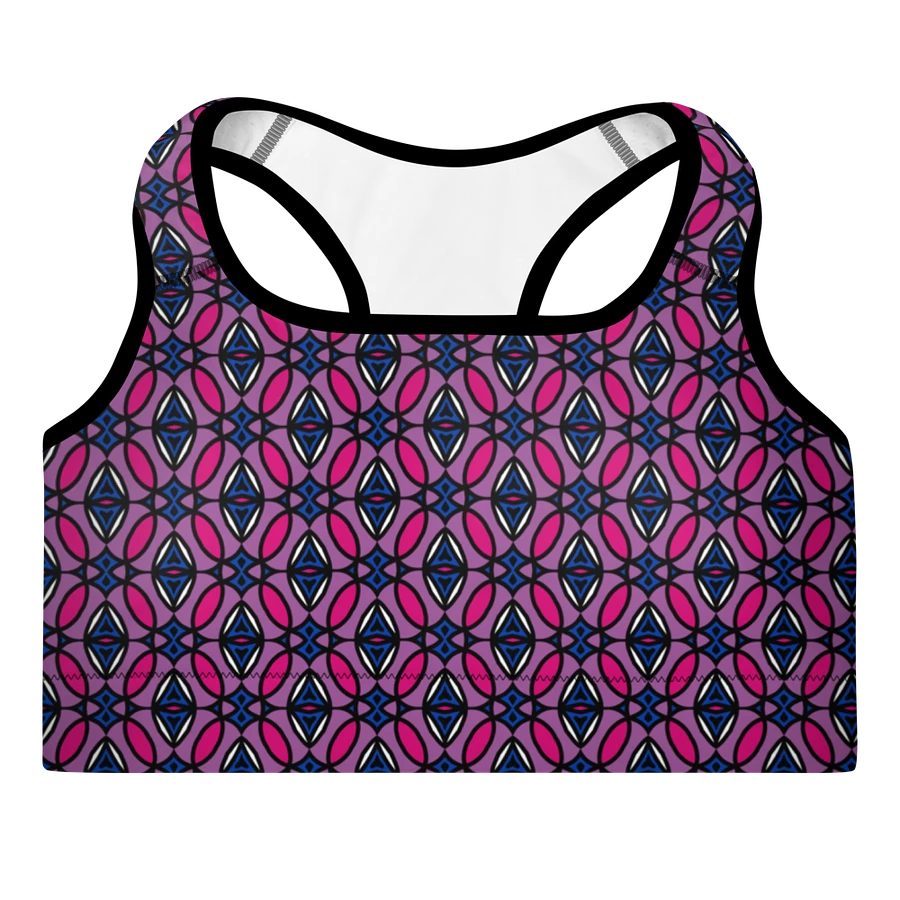 Bi Abstract (1) - Padded Sports Bra product image (3)