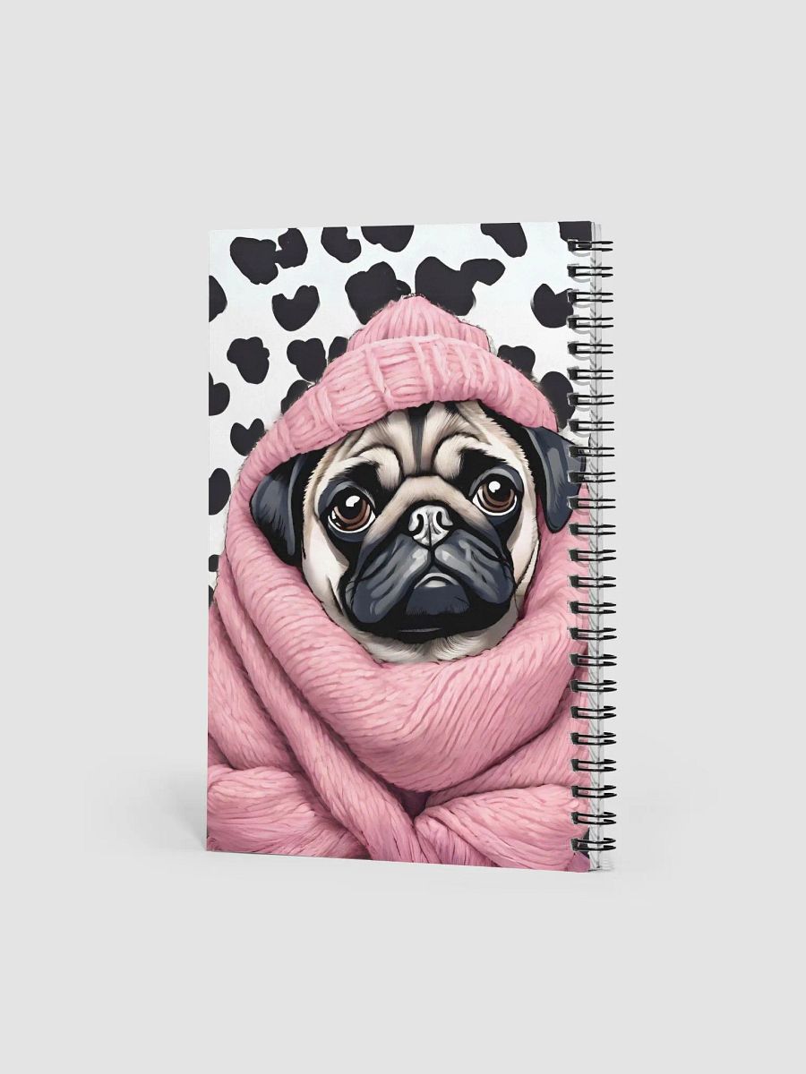 Dotted Pug Spiral Notebook product image (4)