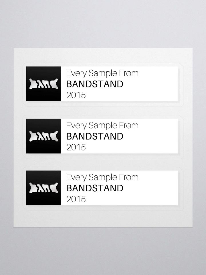 Song & Artist Tab Sticker 3pk product image (1)