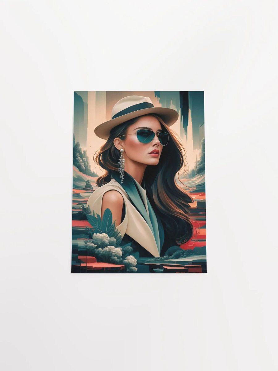 Abstract illustration of a Woman Poster - 14 product image (14)