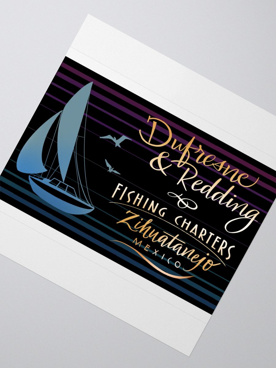 Dufresne Charters Sticker product image (2)