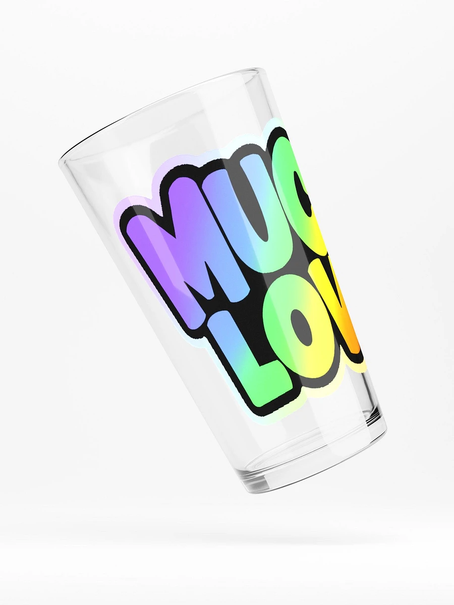 MUCH LOVE PINT GLASS product image (4)