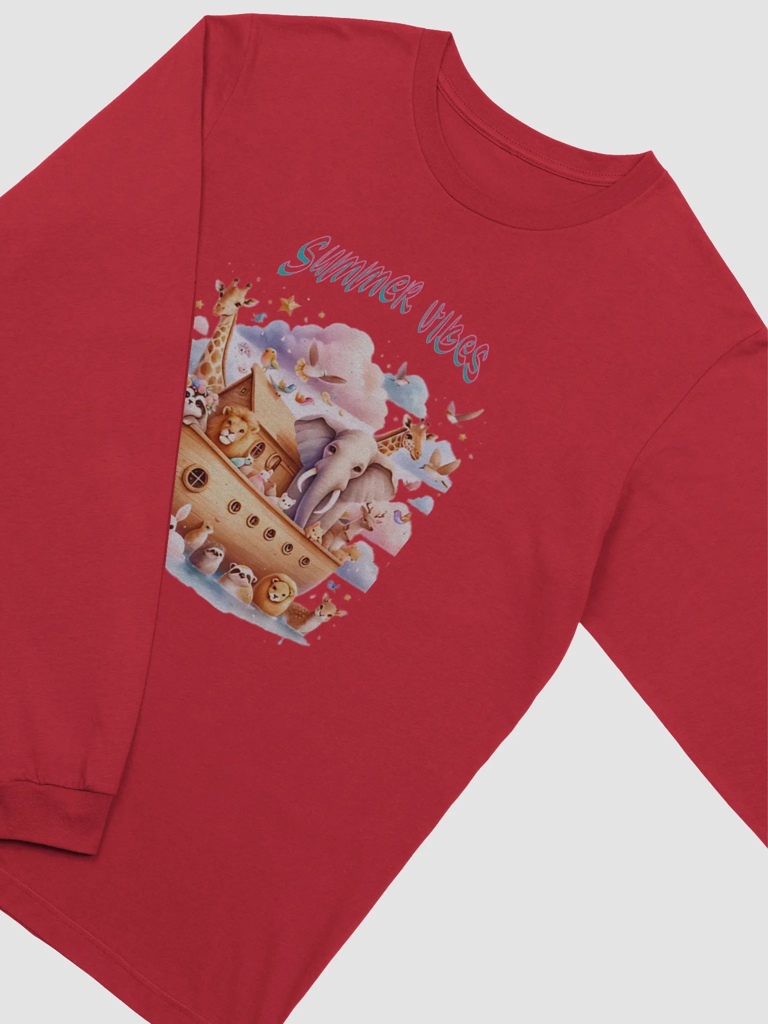 Summer Vibes with animals trip cruise Long Sleeve T-shirt product image (3)