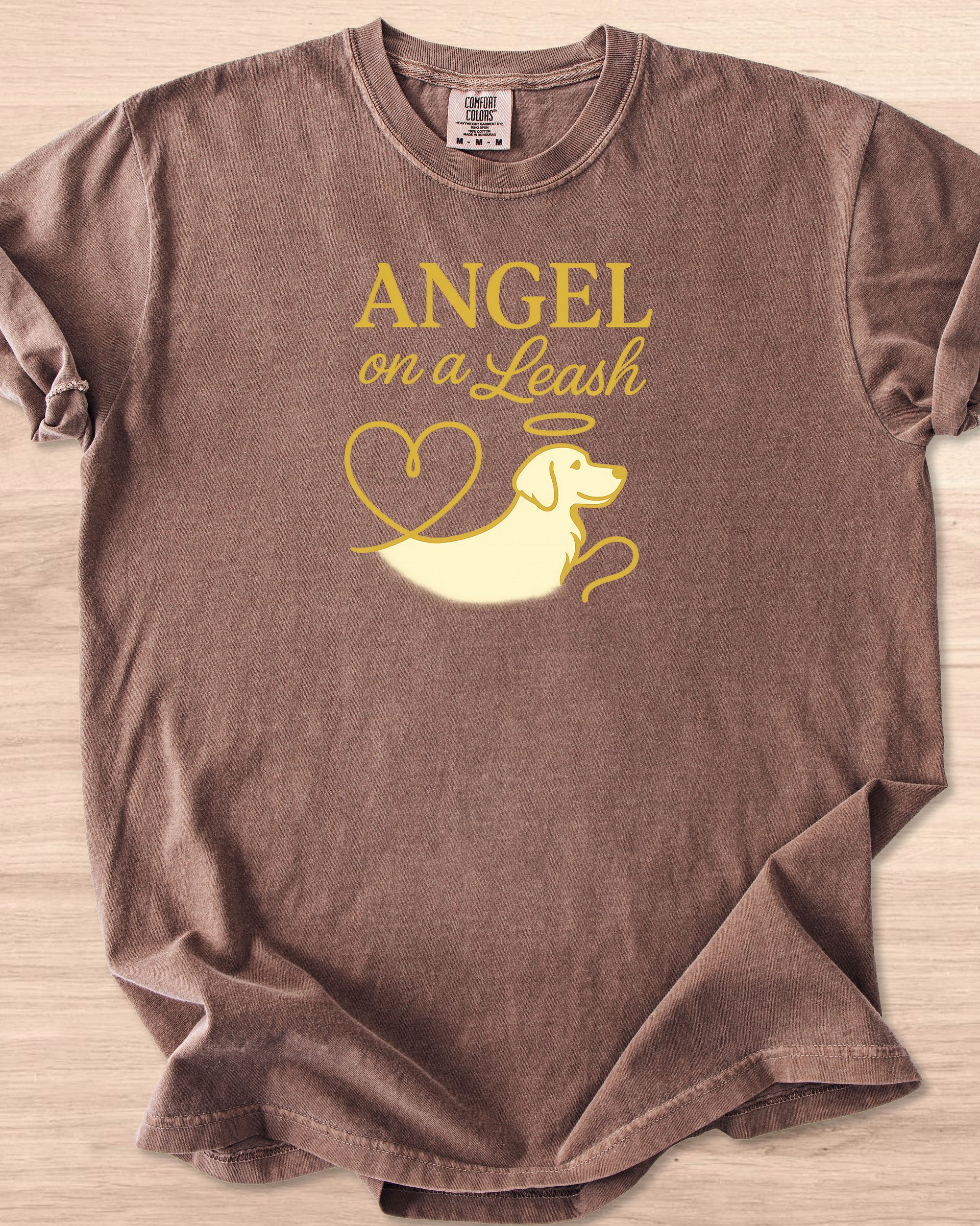 Angel On A Leash (Golden Retriever) Tee product image (45)