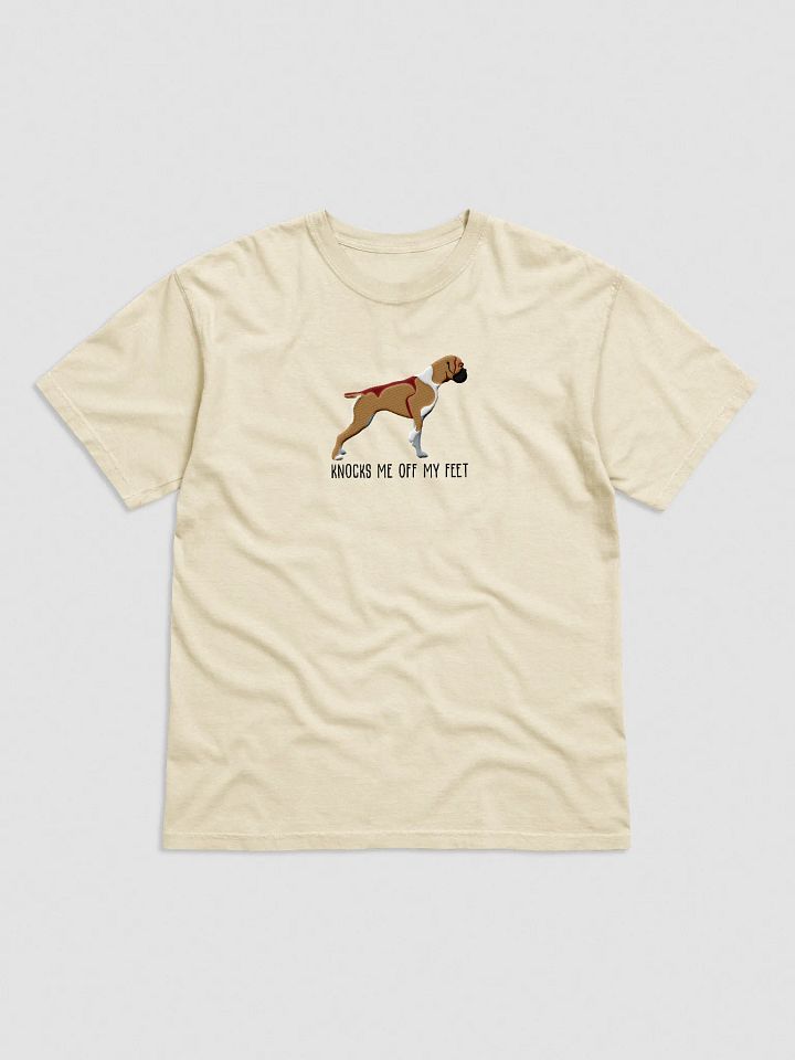 Knocks Me Off My Feet T-Shirt(Embroidered) of a Boxer product image (25)