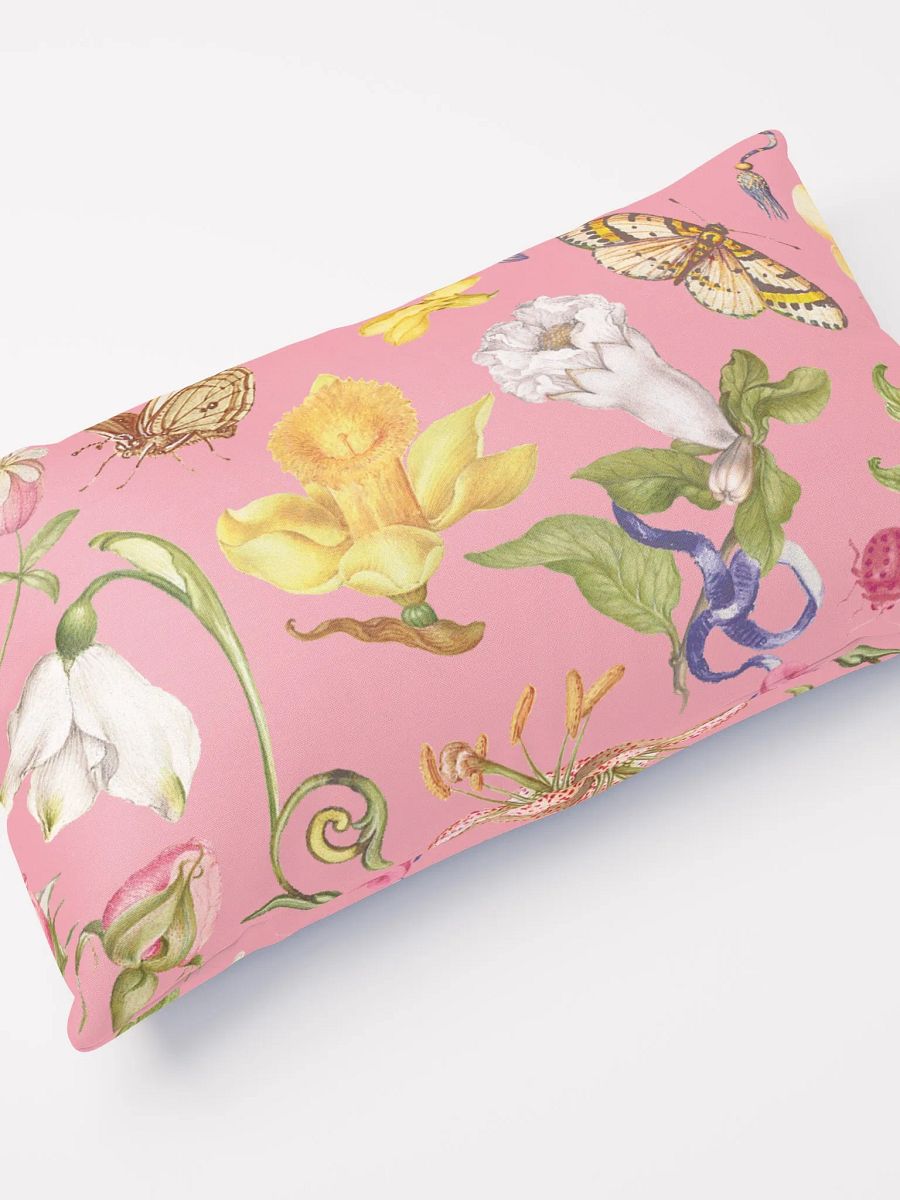 Exotic Blooming Floral Butterfly Pink Pillows product image (4)