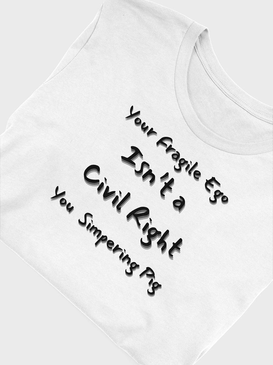 Hands Off DEIA, Your Fragile Ego (words only), Tee product image (5)