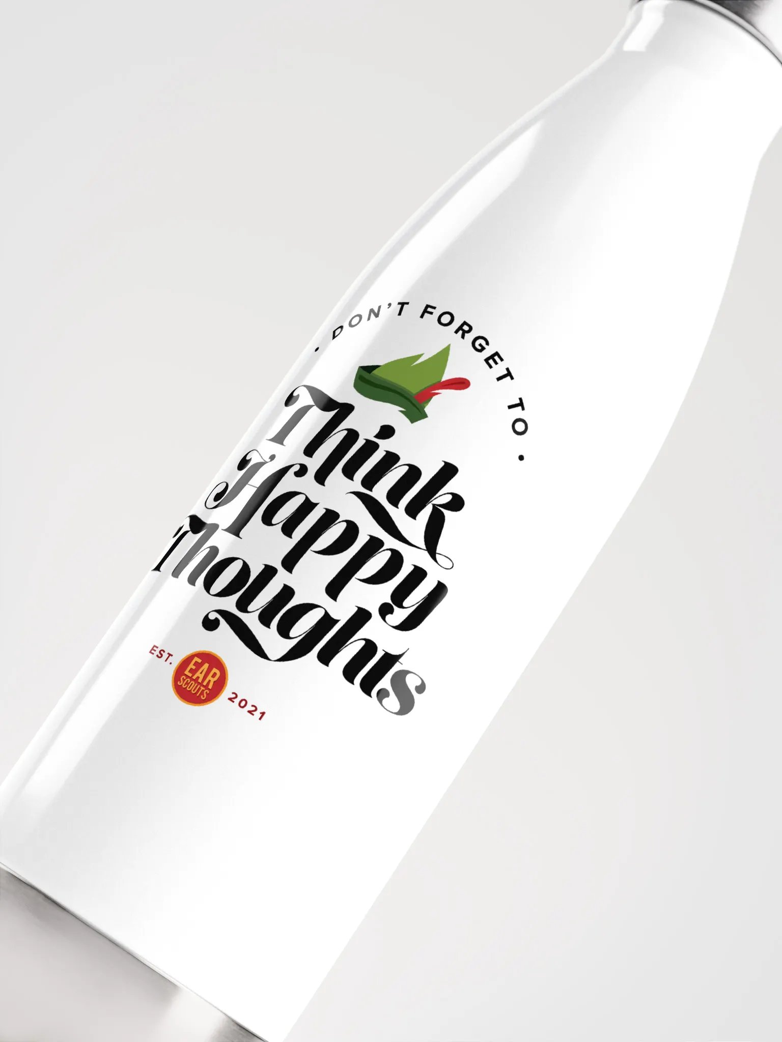 Happy Hydration Bottle (White) product image (7)