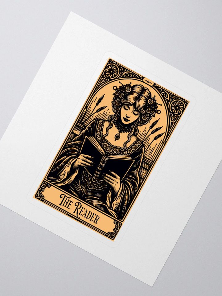 The Reader Tarot Card Sticker product image (2)