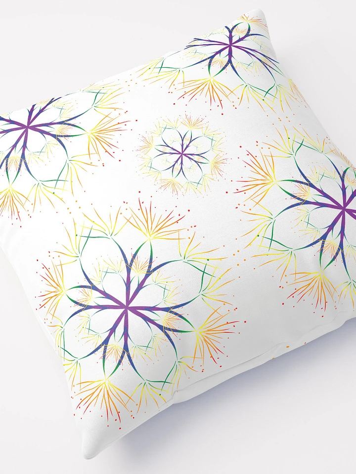 Delicate Rainbow Abstract Throw Pillow product image (2)