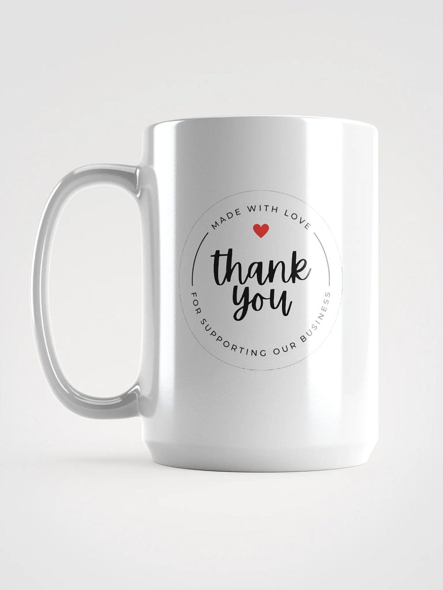 Heartfelt Thanks White Glossy Mug product image (2)