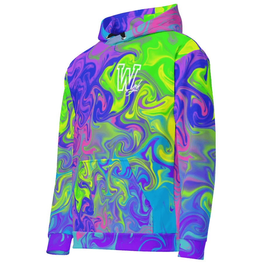 Wgh Abstract High-Dye Hoodie product image (3)