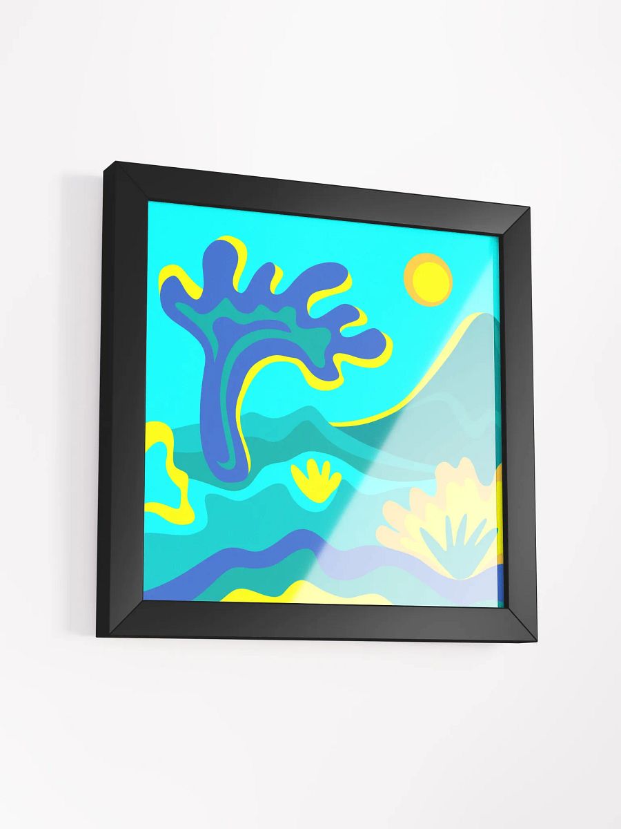 Ethereal Horizon Framed Art Print - Abstract Landscape No. 8 product image (44)